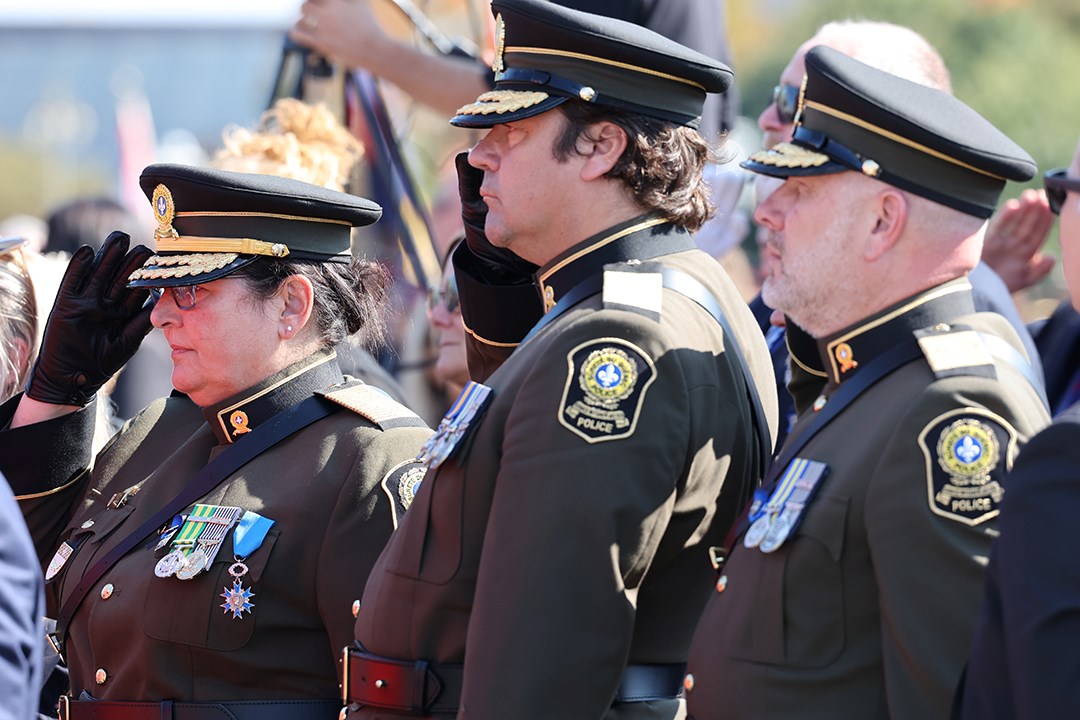 Des policiers du Québec rendent hommage à leurs collègues disparus