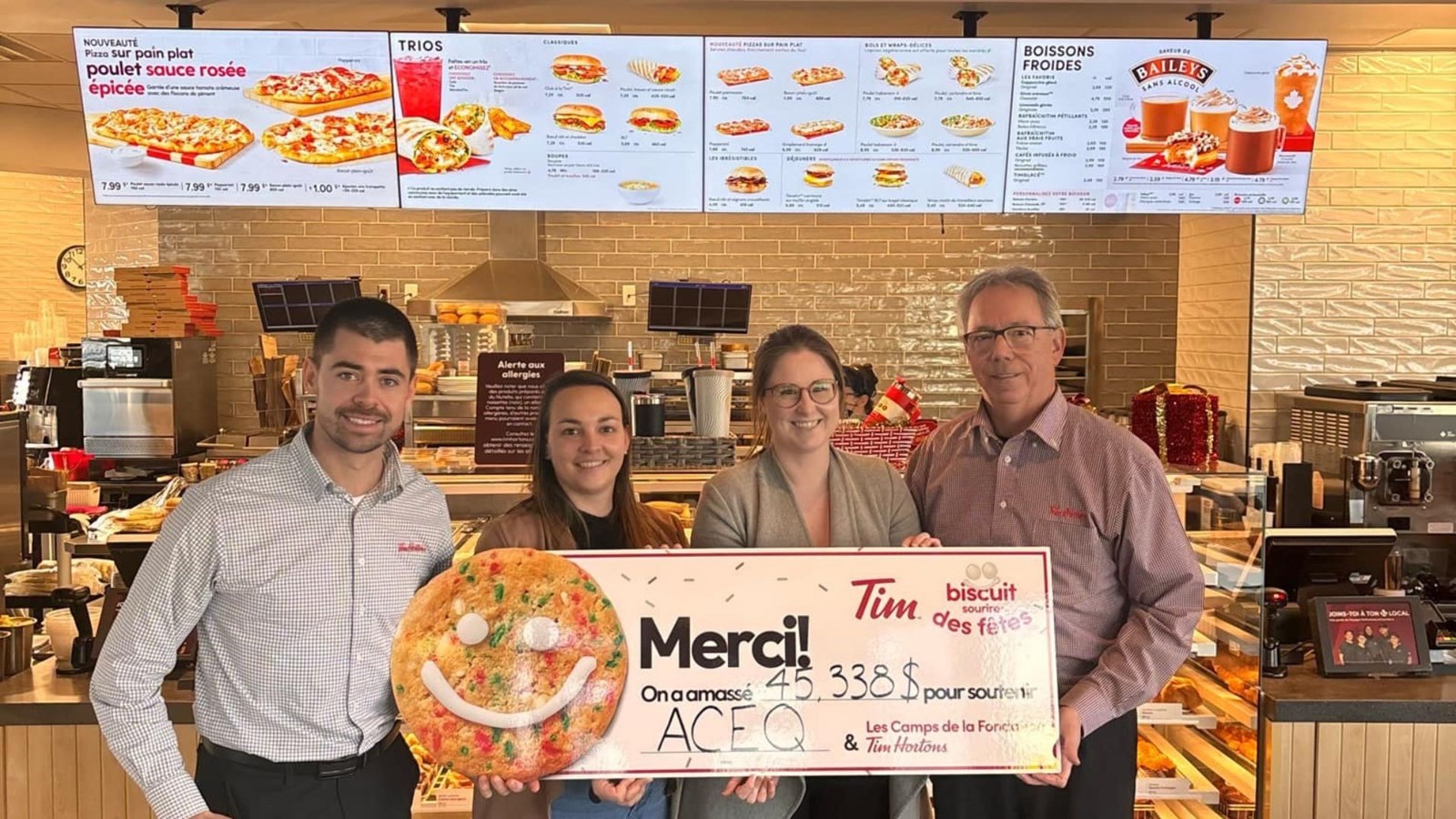 Campagne Biscuits sourire des Fêtes : plus de 22 600 $ récoltés