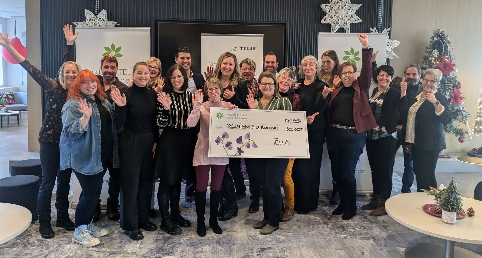 La Fondation TELUS remet 300 000 $ à 27 organismes de l’Est du Québec