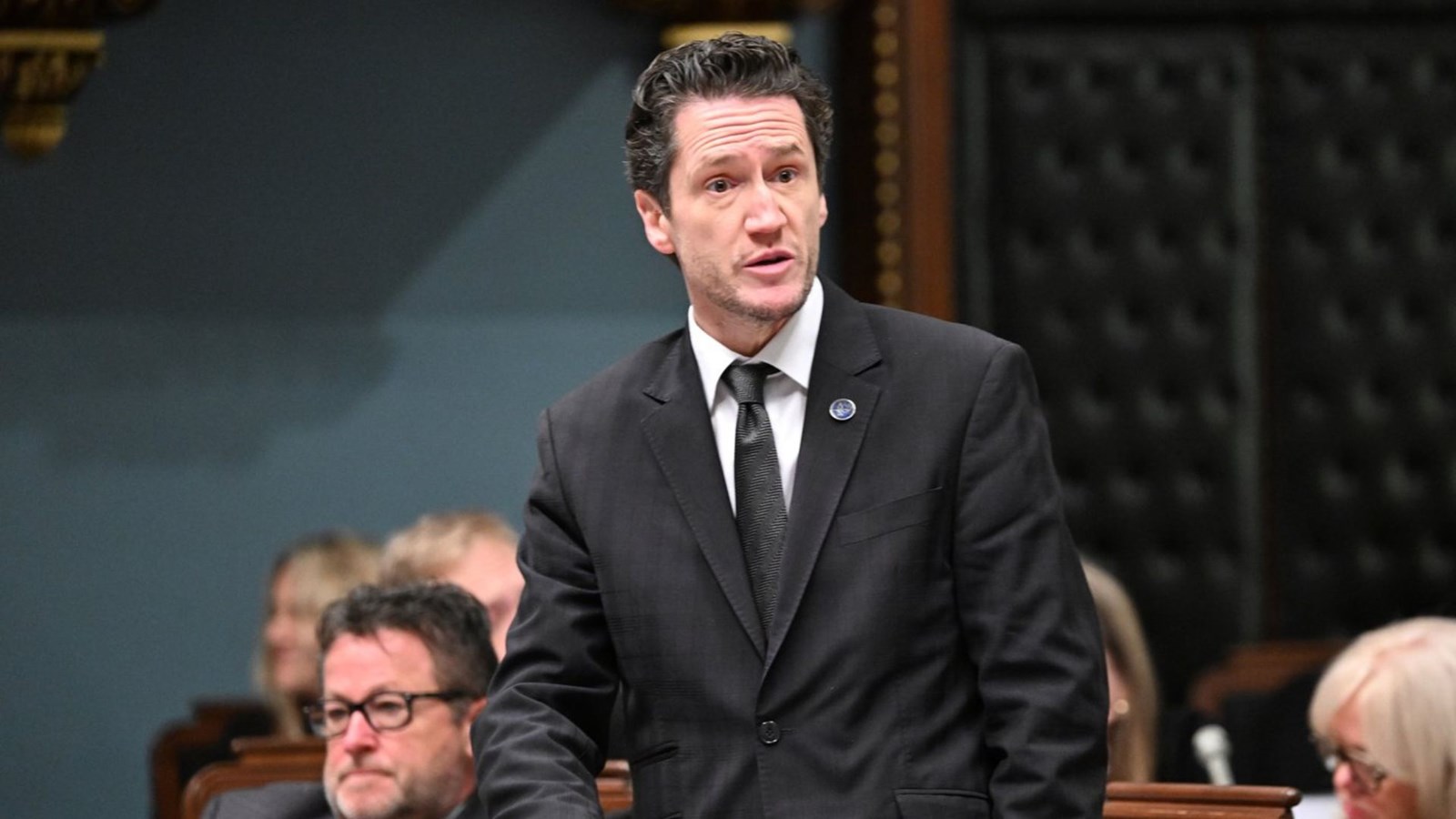 Le ministre de l’Environnement, de la Lutte contre les changements climatiques, de la Faune et des Parcs d Québec, Benoit Charette.