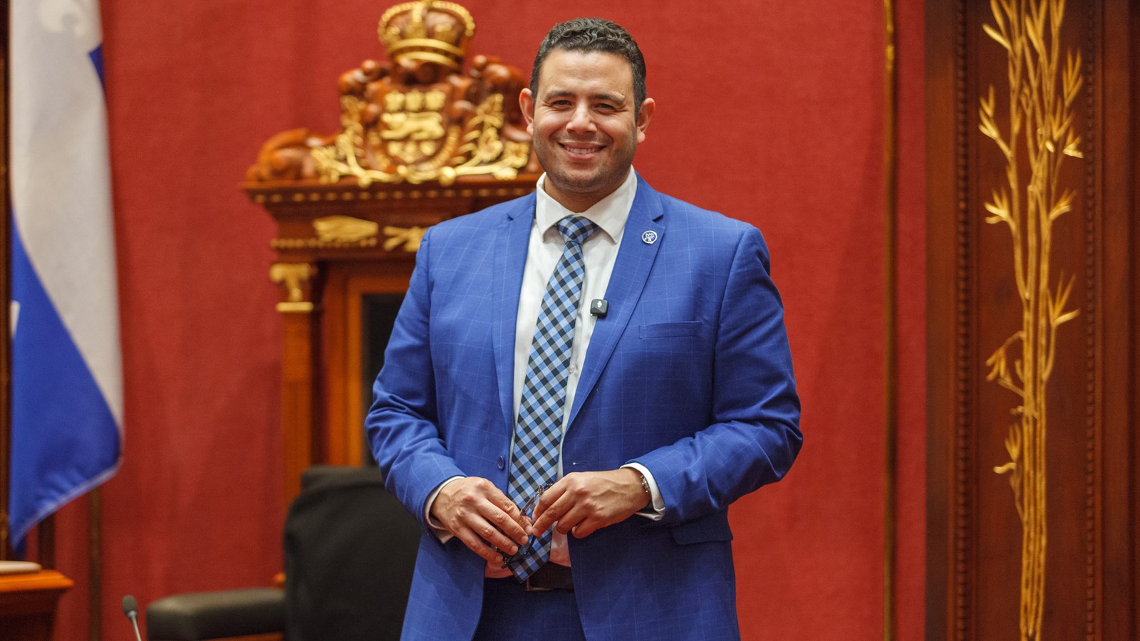 Samuel Poulin, ministre délégué à l'Économie et aux Petites et Moyennes Entreprises
