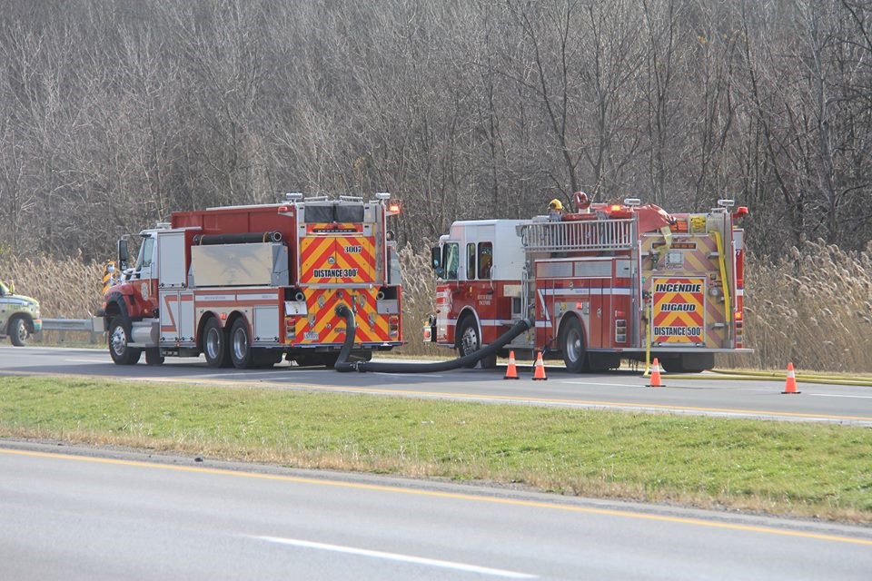 DERNIÈRE HEURE : Autoroute 40 Est fermée en raison d'un accident