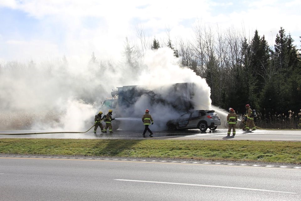 DERNIÈRE HEURE : Autoroute 40 Est fermée en raison d'un accident