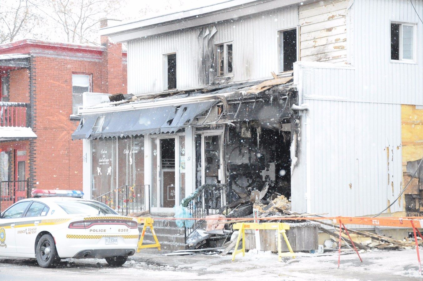 Un incendie ravage un commerce à Rigaud