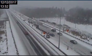 Carambolage sur l'autoroute 40 en direction Ouest 