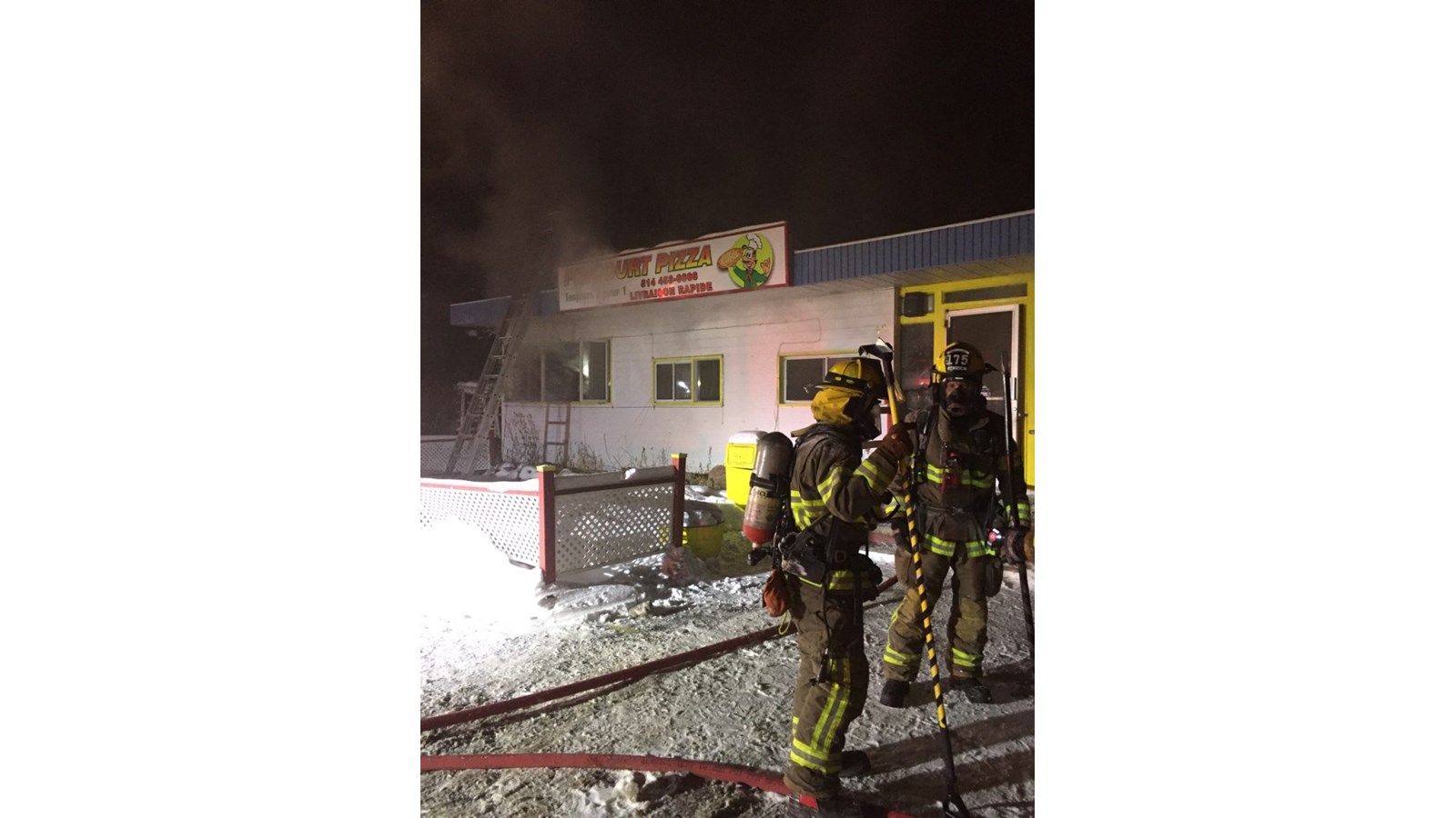 Un incendie d’origine inconnue ravage Pincourt Pizza 
