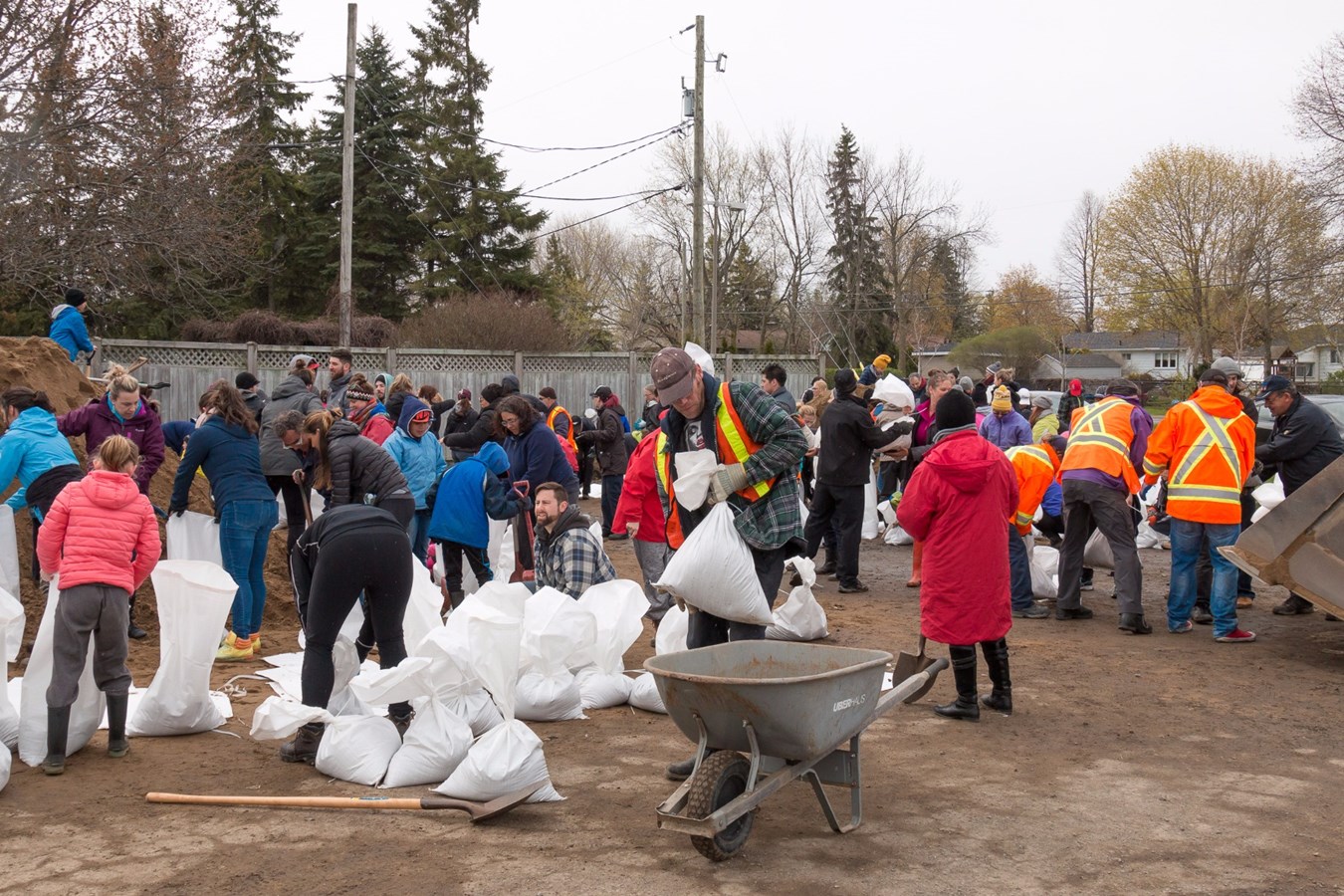 La solidarité est palpable à Vaudreuil-Dorion.