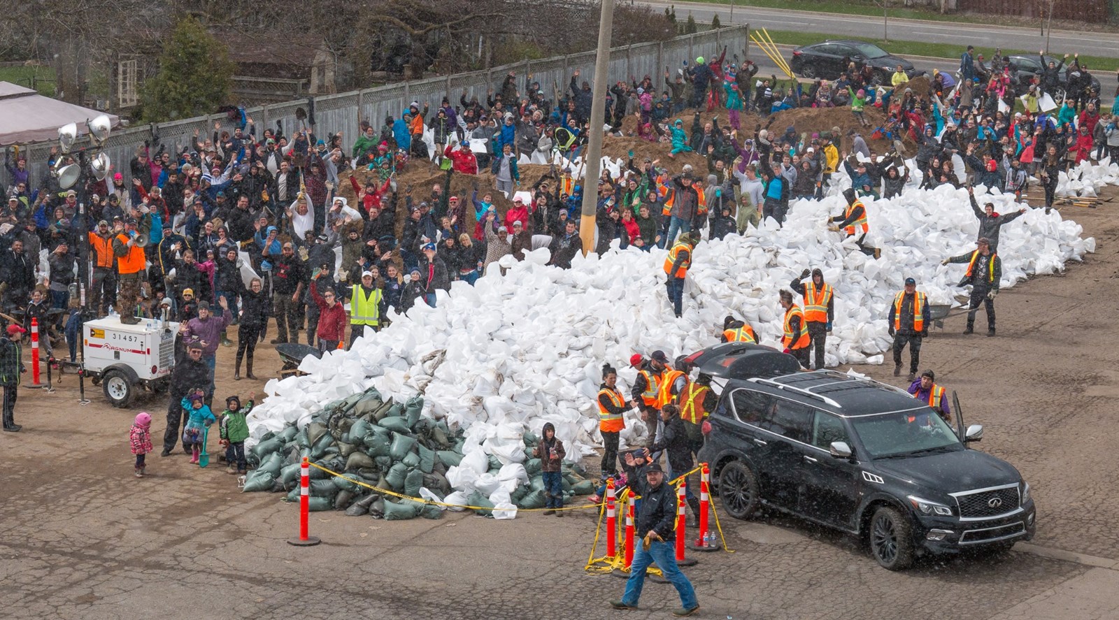 La solidarité est palpable à Vaudreuil-Dorion.