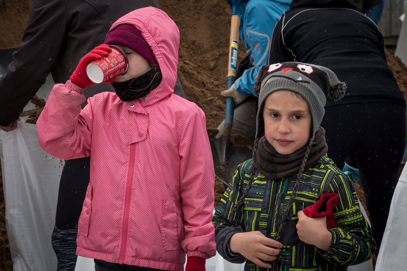 La solidarité est palpable à Vaudreuil-Dorion.