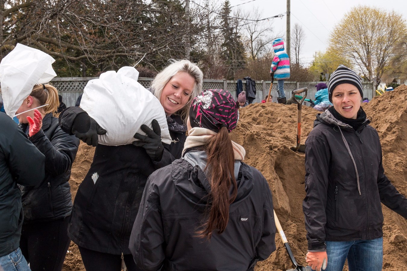 La solidarité est palpable à Vaudreuil-Dorion.