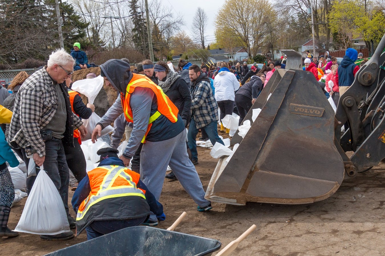 La solidarité est palpable à Vaudreuil-Dorion.