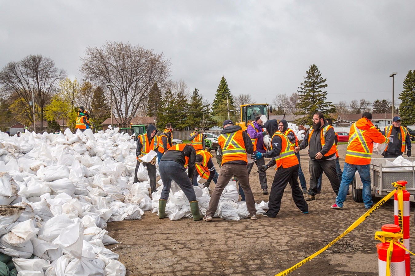 La solidarité est palpable à Vaudreuil-Dorion.