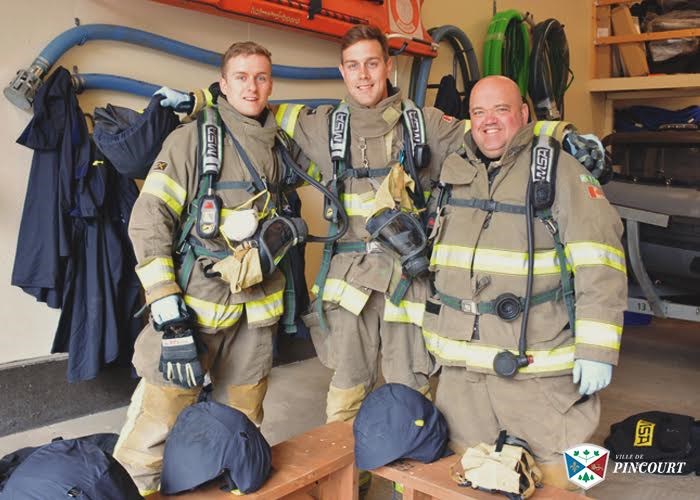 Les pompiers de Pincourt sont heureux d’être les premiers de la région de Vaudreuil-Soulanges à recevoir la formation Simulateur phénomènes thermiques RISC.