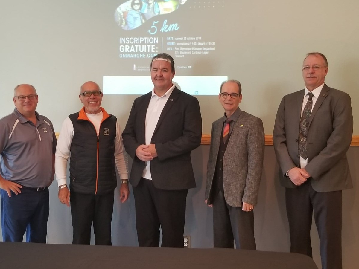 La Grande Marche du Grand défi Pierre Lavoie s'amène dans Vaudreuil-Soulanges.