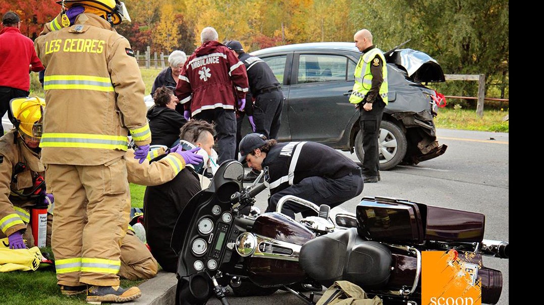 Un accident fait trois blessés mineurs sur Cité-des-Jeunes à Les Cèdres