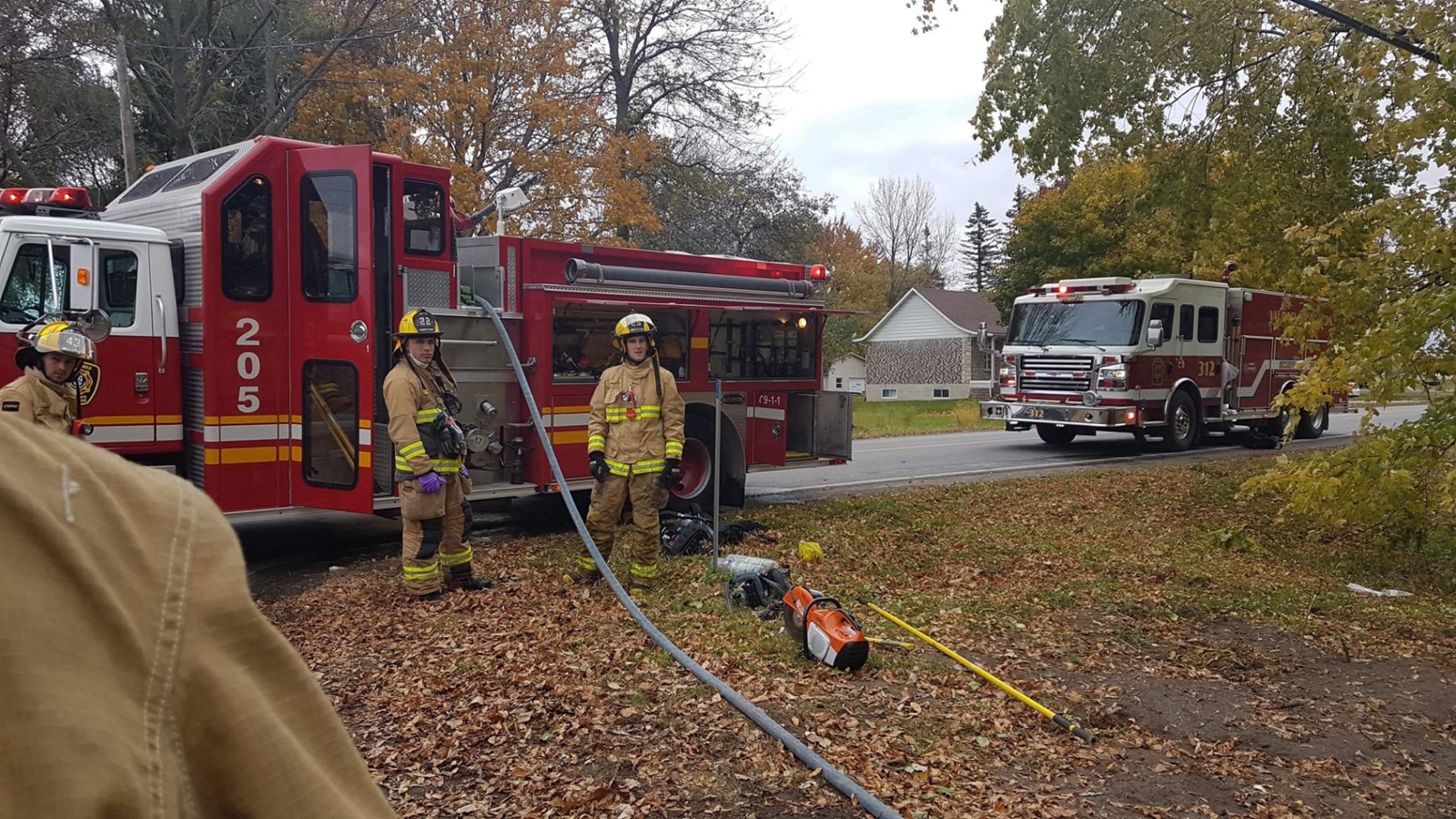 Un incendie détruit un cabanon à Les Cèdres