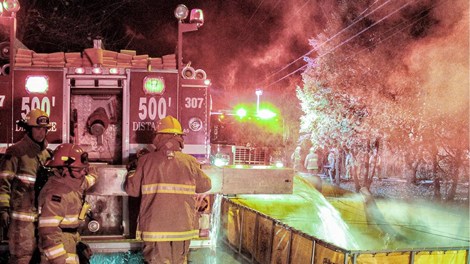 Les pompiers sauvent une maison en flammes in extremis sur le chemin de l’Anse à Rigaud