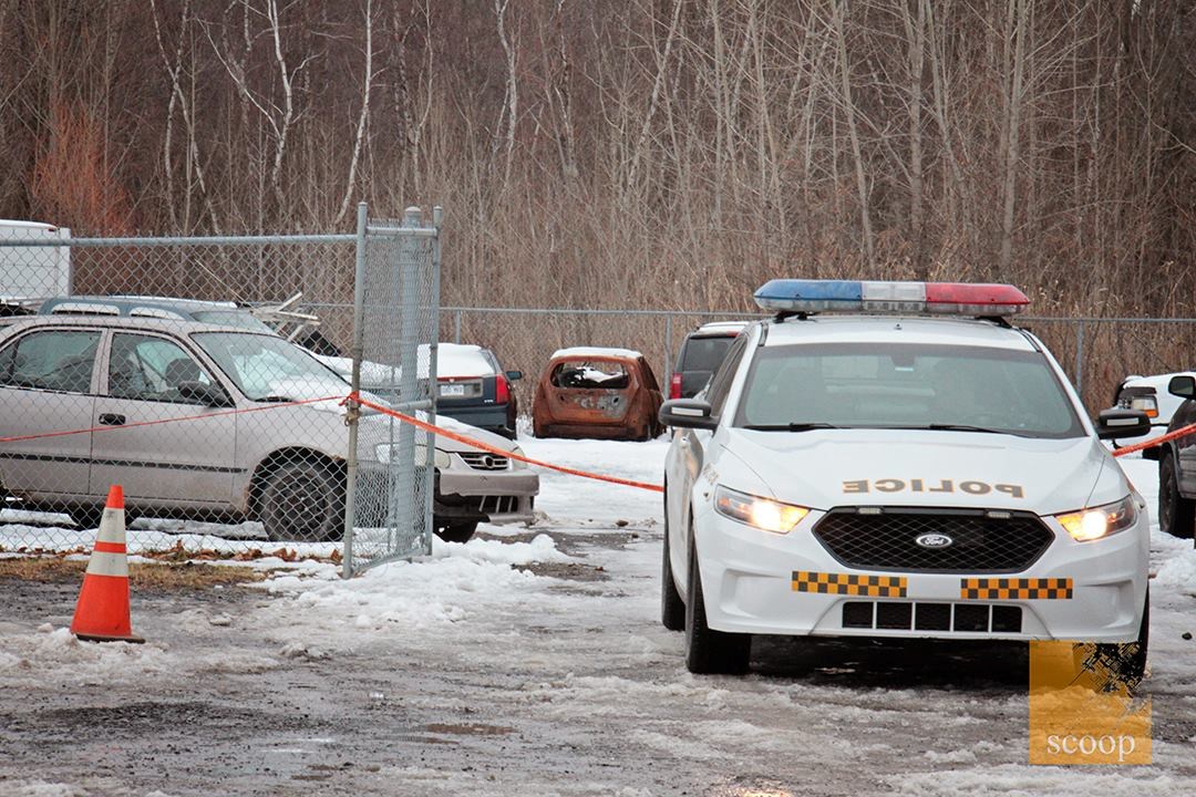 Un véhicule volé est incendié à Rivière-Beaudette