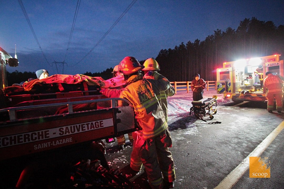Une randonneuse de 83 ans est secourue par les pompiers de Saint-Lazare
