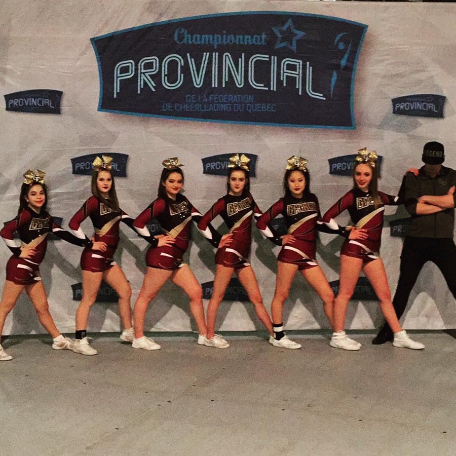 Les athlètes du G-Force font belle figure aux Championnats provinciaux de cheerleading