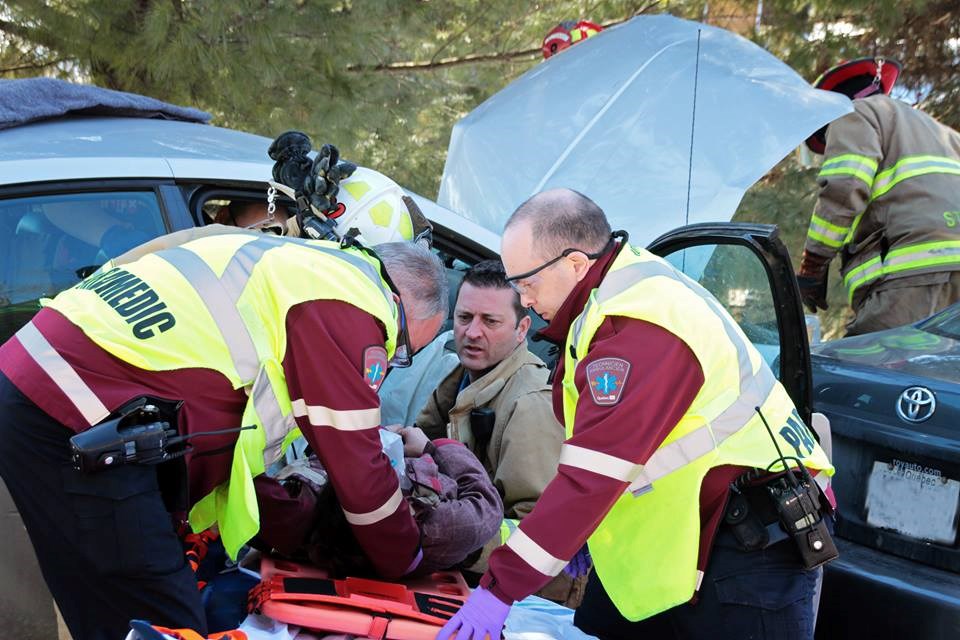 Importante collision sur le chemin St-Henri à Sainte-Marthe