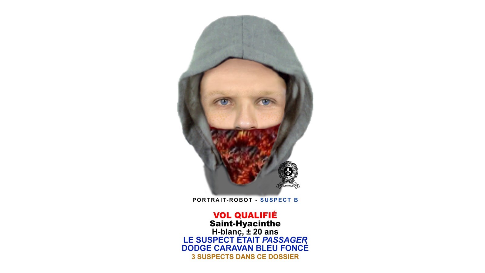 Le second suspect à identifier.