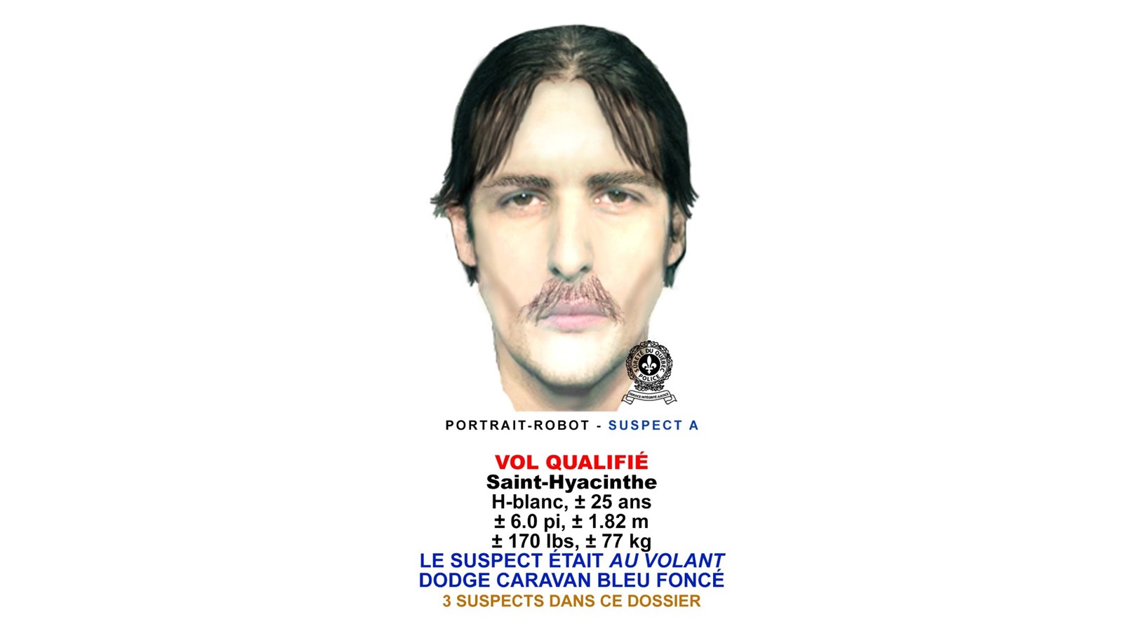 Le premier suspect à identifier.
