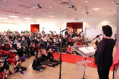 Un club de gymnastique, un endroit et deux compétitions 