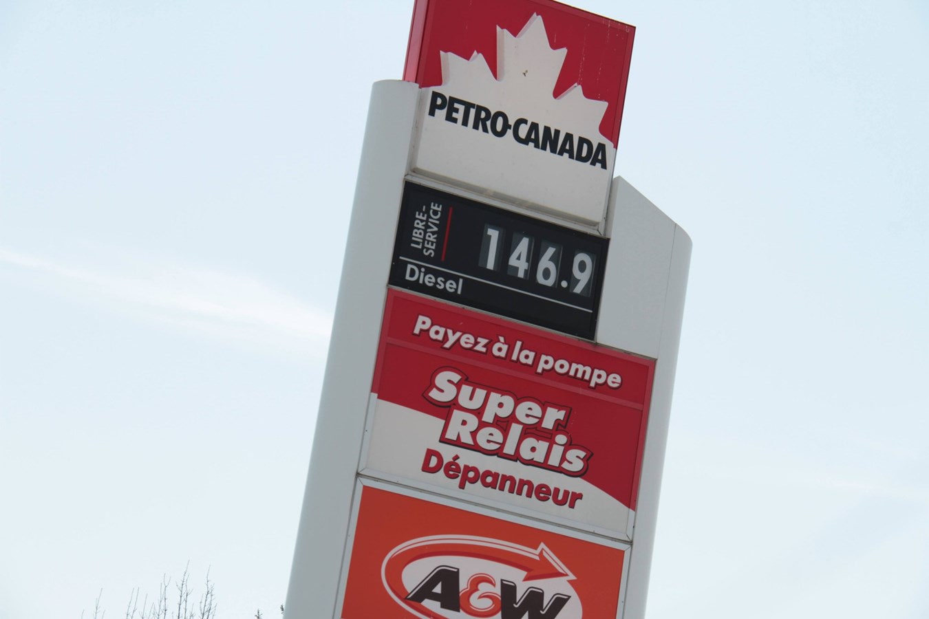 Station Pétro-Canada à Les Cèdres
