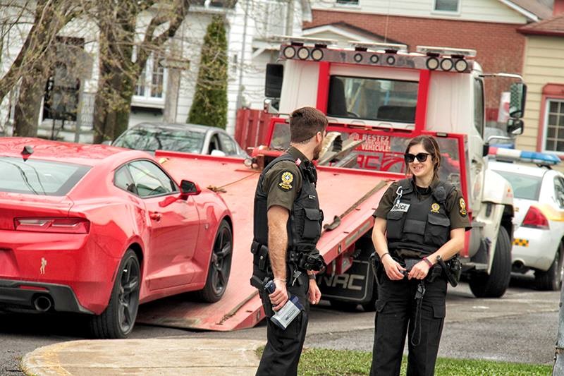 Une dizaine d'automobilistes ont été interceptés lors d'une opération policière à l'Île-Perrot