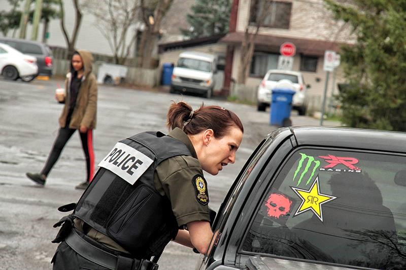 Une dizaine d'automobilistes ont été interceptés lors d'une opération policière à l'Île-Perrot