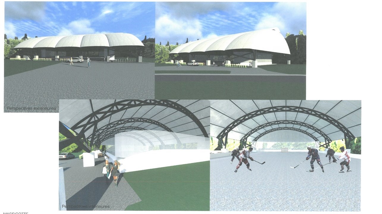 1,9 M $ : agrandissement et toit pour la patinoire réfrigérée de Saint-Zotique