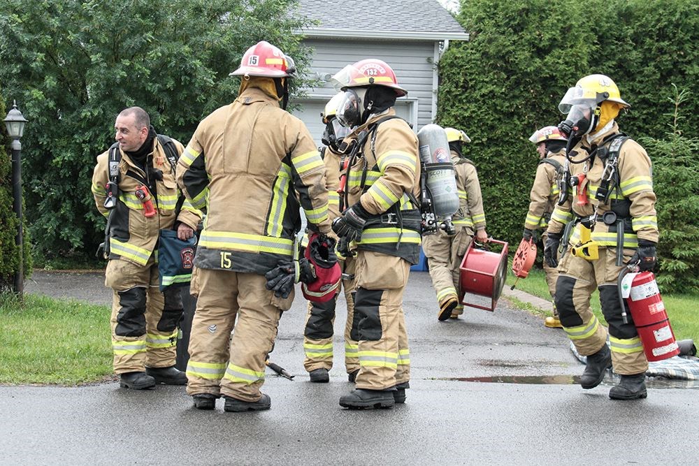 Les pompiers sauvent la maison du pompier