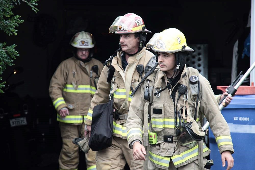 Les pompiers sauvent la maison du pompier