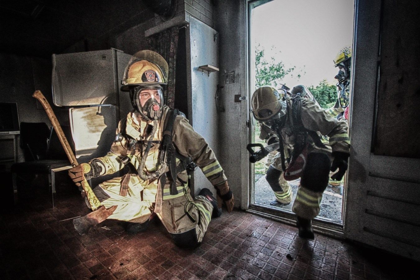 En images : Les pompiers de Saint-Lazare prennent part à un exercice fort enrichissant