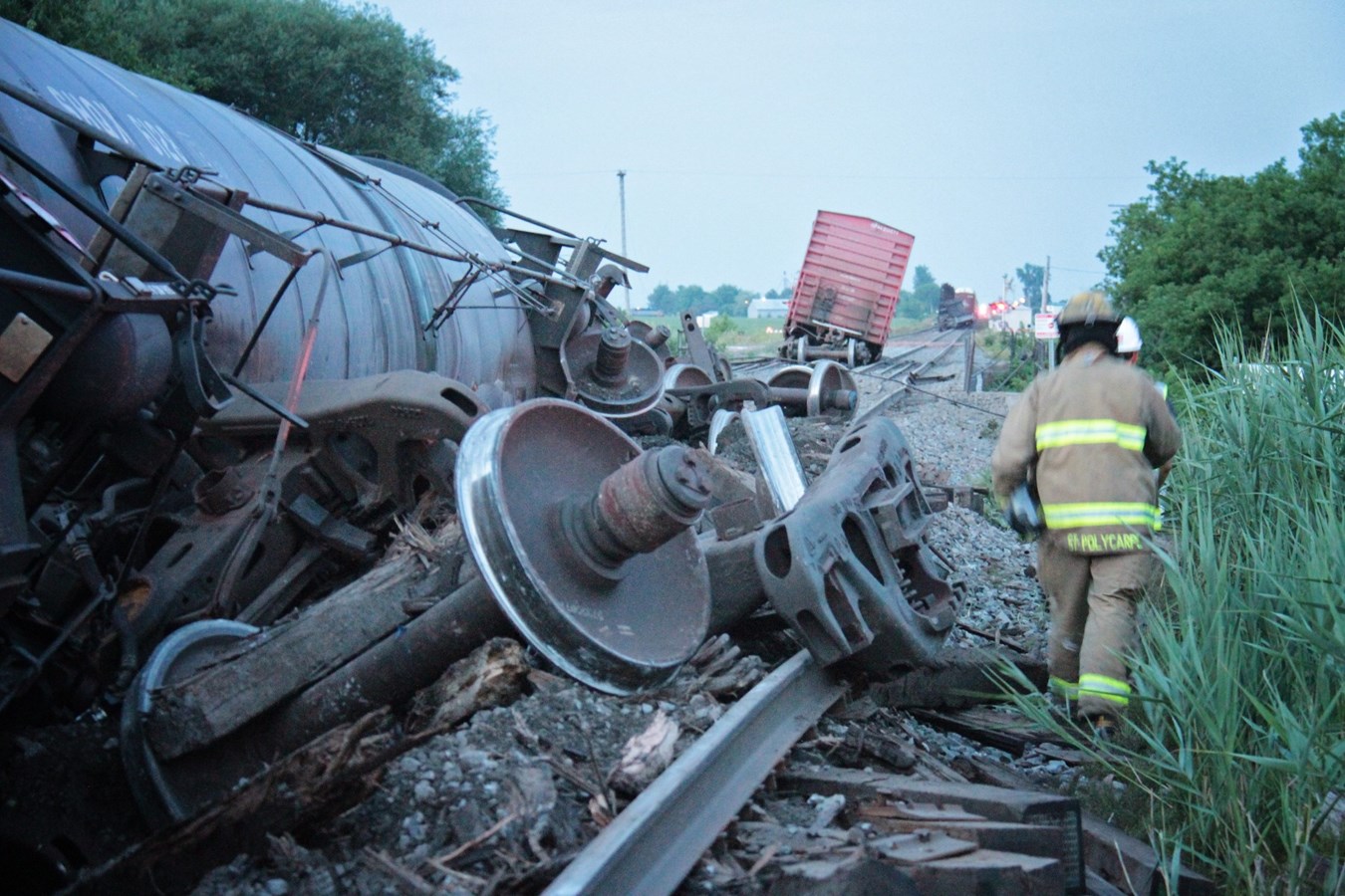 Déraillement de train : la Municipalité de Saint-Polycarpe revient sur les événements
