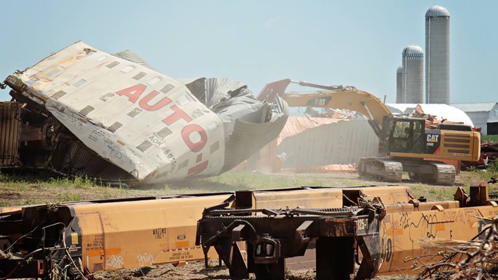 L’opération nettoyage est en cours à Saint-Polycarpe