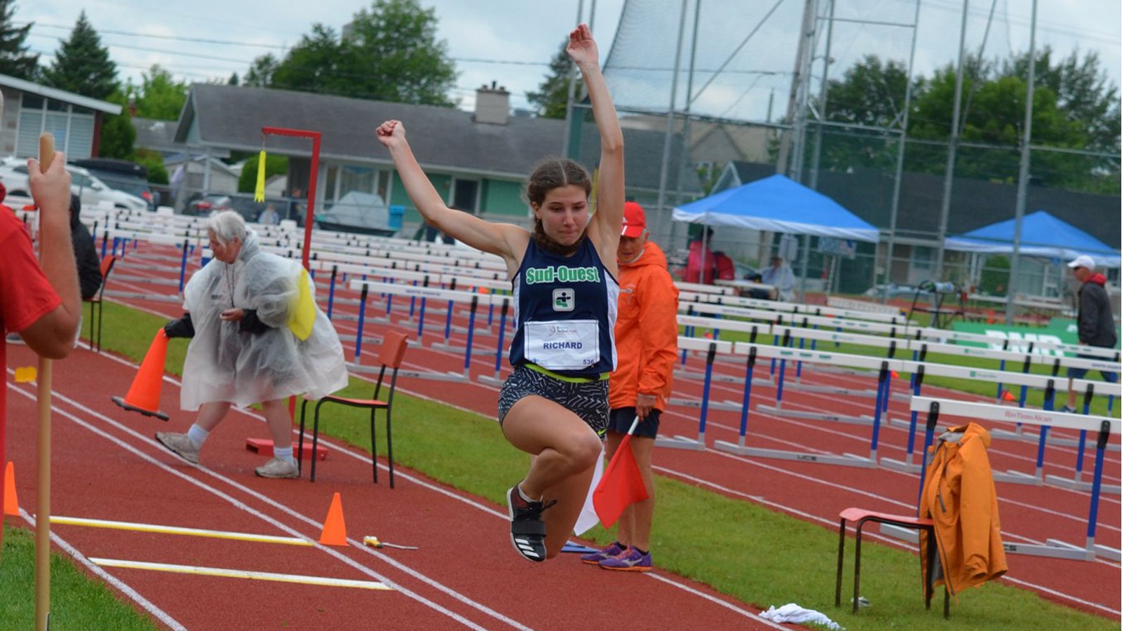 La Coteaulacoise Julia Richard a fait bonne figure en athlétisme le 30 juillet dernier.