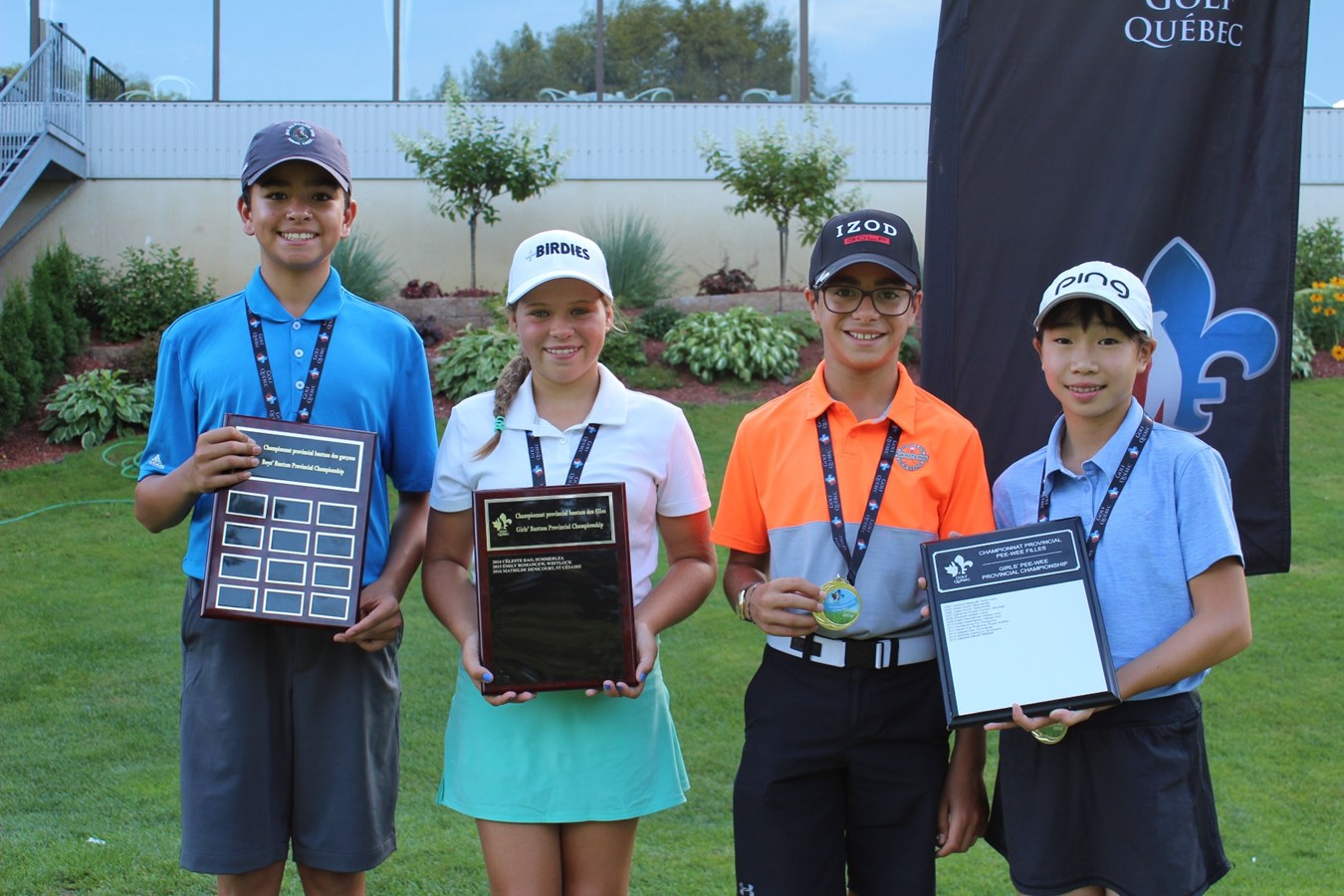 Malik Dao and Lydia St-Pierre (bantam) - George Siozos and Antonia Ho (pee-wee)