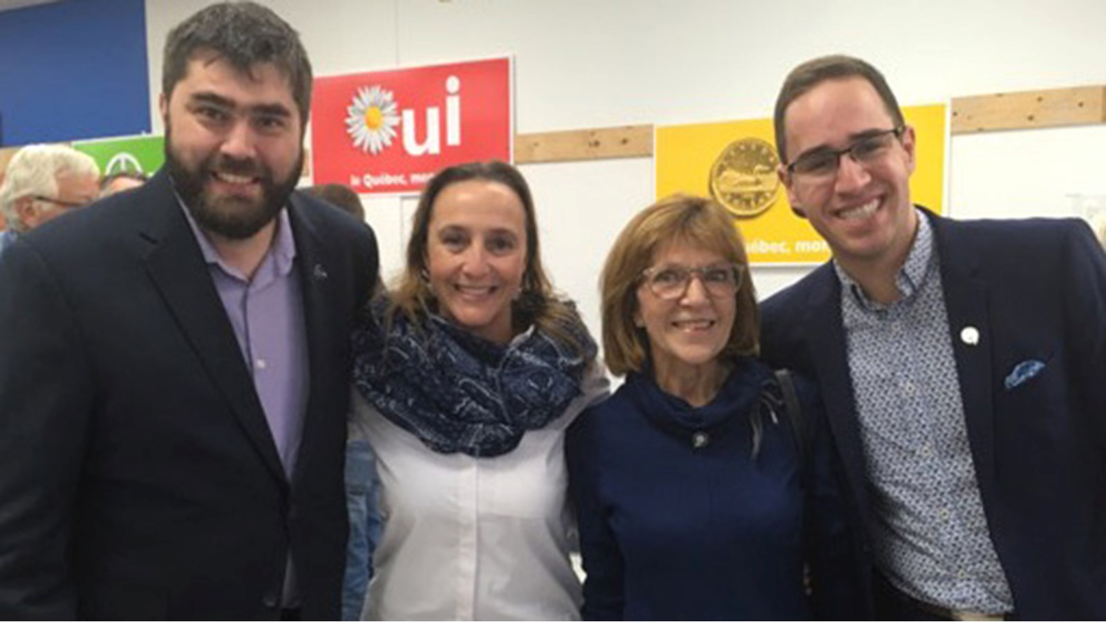 Les candidats de Châteauguay, Beauharnois, Huntingdon et Vaudreuil étaient bien heureux d'accueillir leur chef le dimanche 23 septembre dernier. 