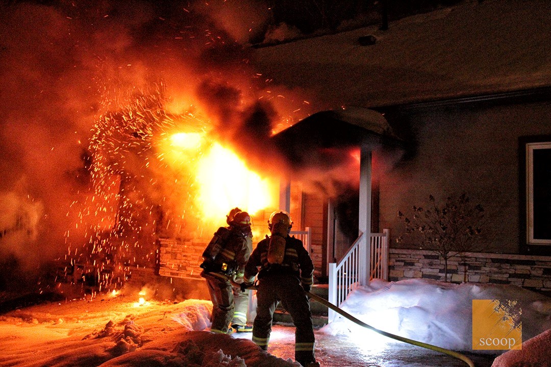 En cours : Incendie à Rivière-Beaudette