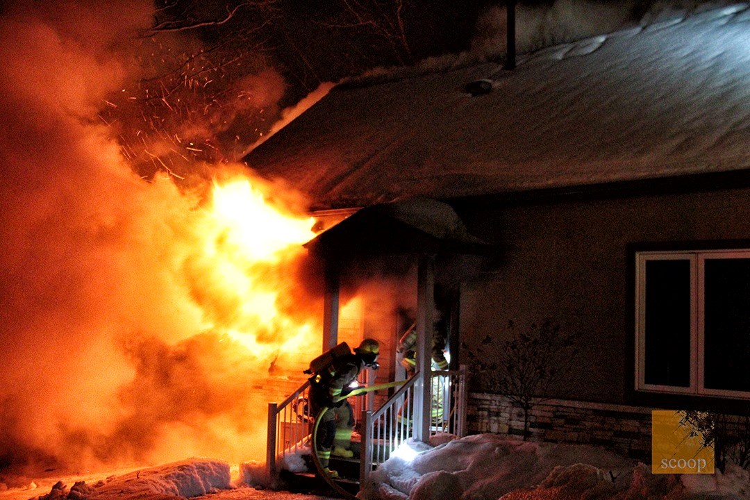 En cours : Incendie à Rivière-Beaudette