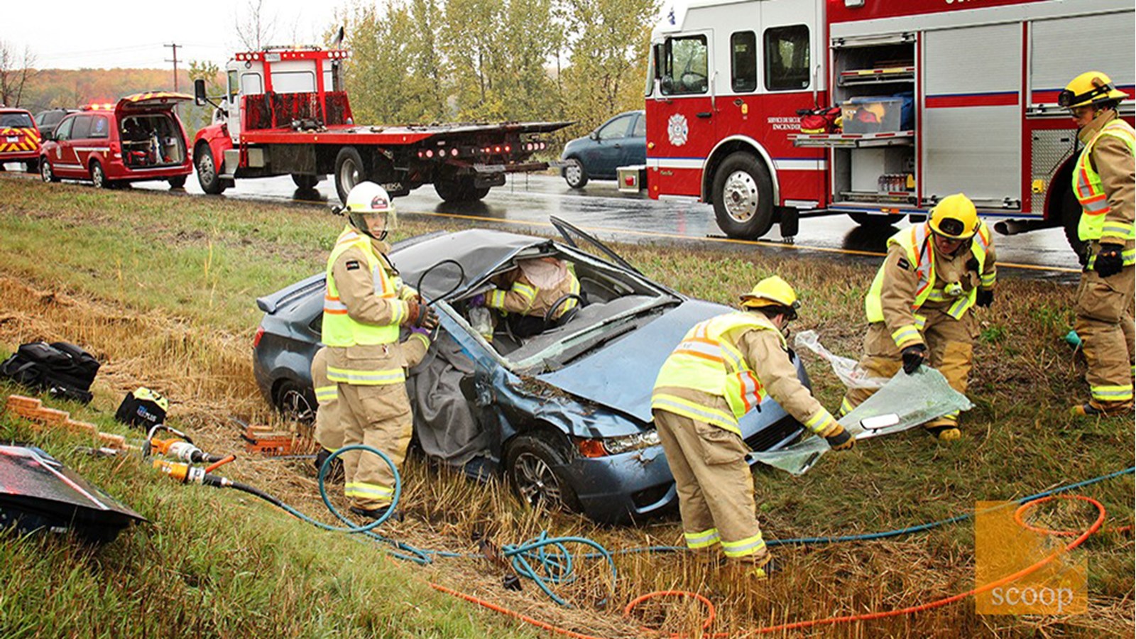 Un conducteur de 18 ans est impliqué dans une sortie de route