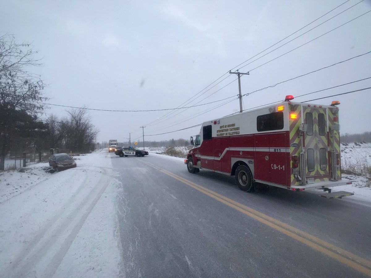 Fermeture de la route 201 à Coteau-du-Lac