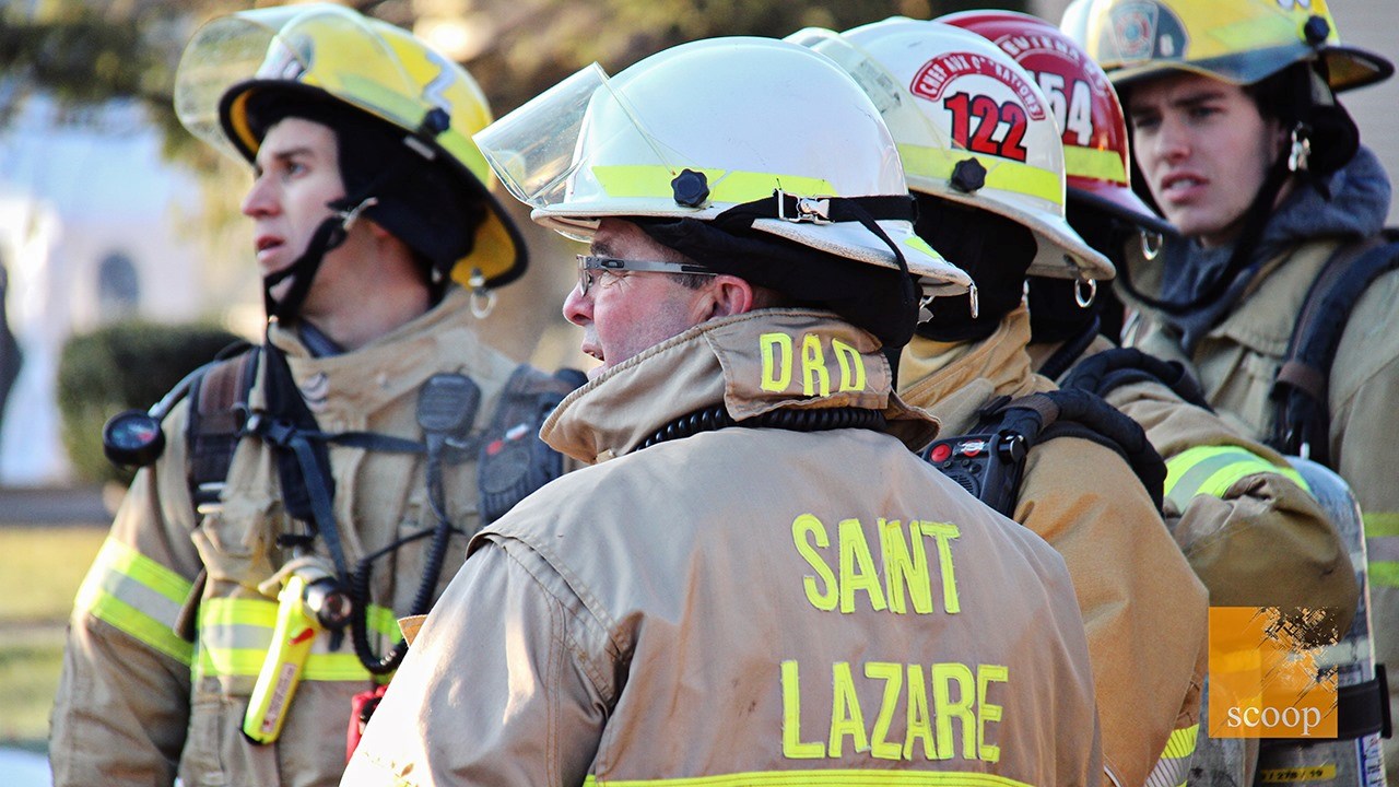 Incendie à Saint-Lazare : une dame est conduite à l'hôpital