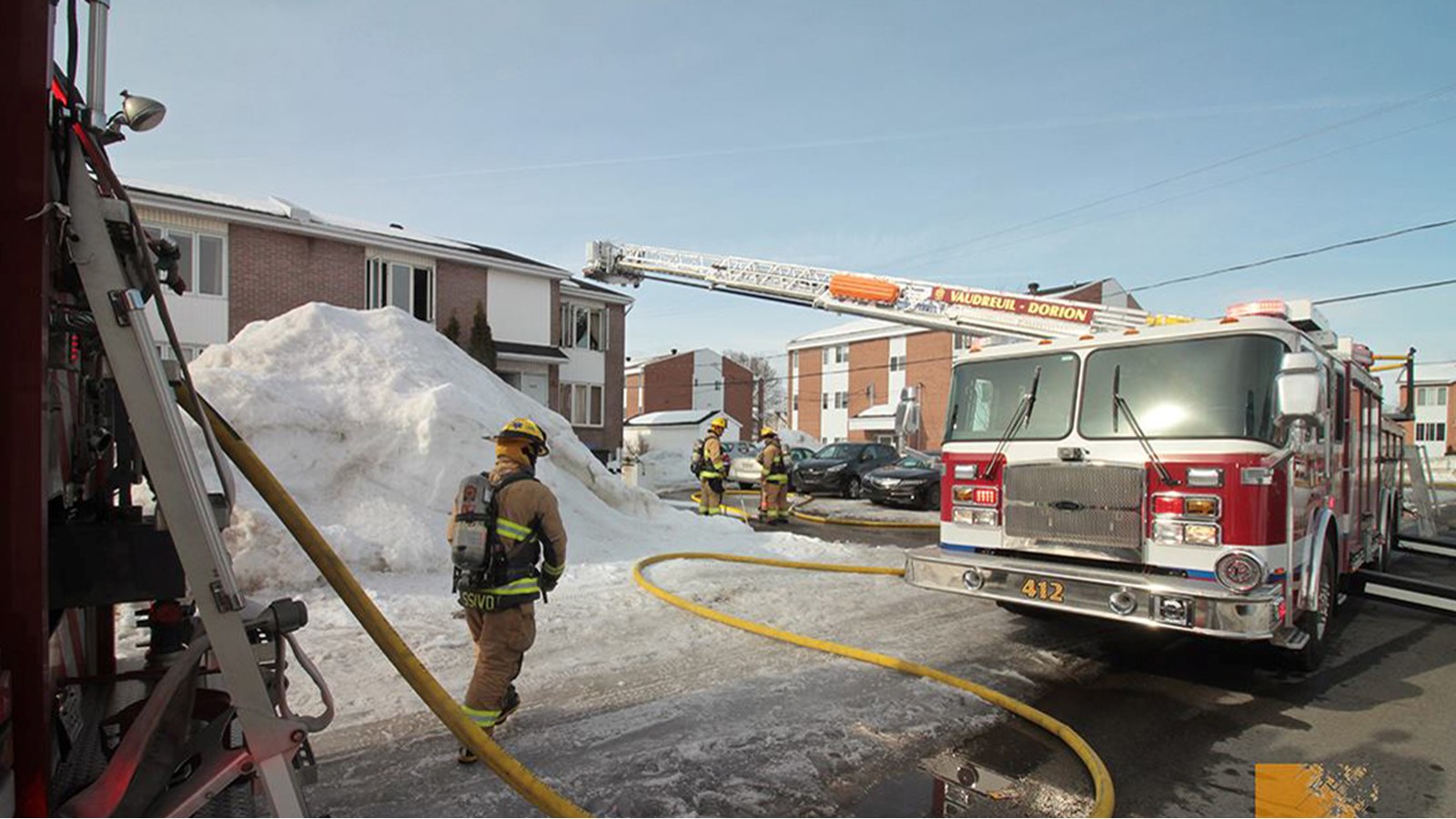Un feu de sécheuse fait sortir les pompiers de Vaudreuil-Dorion