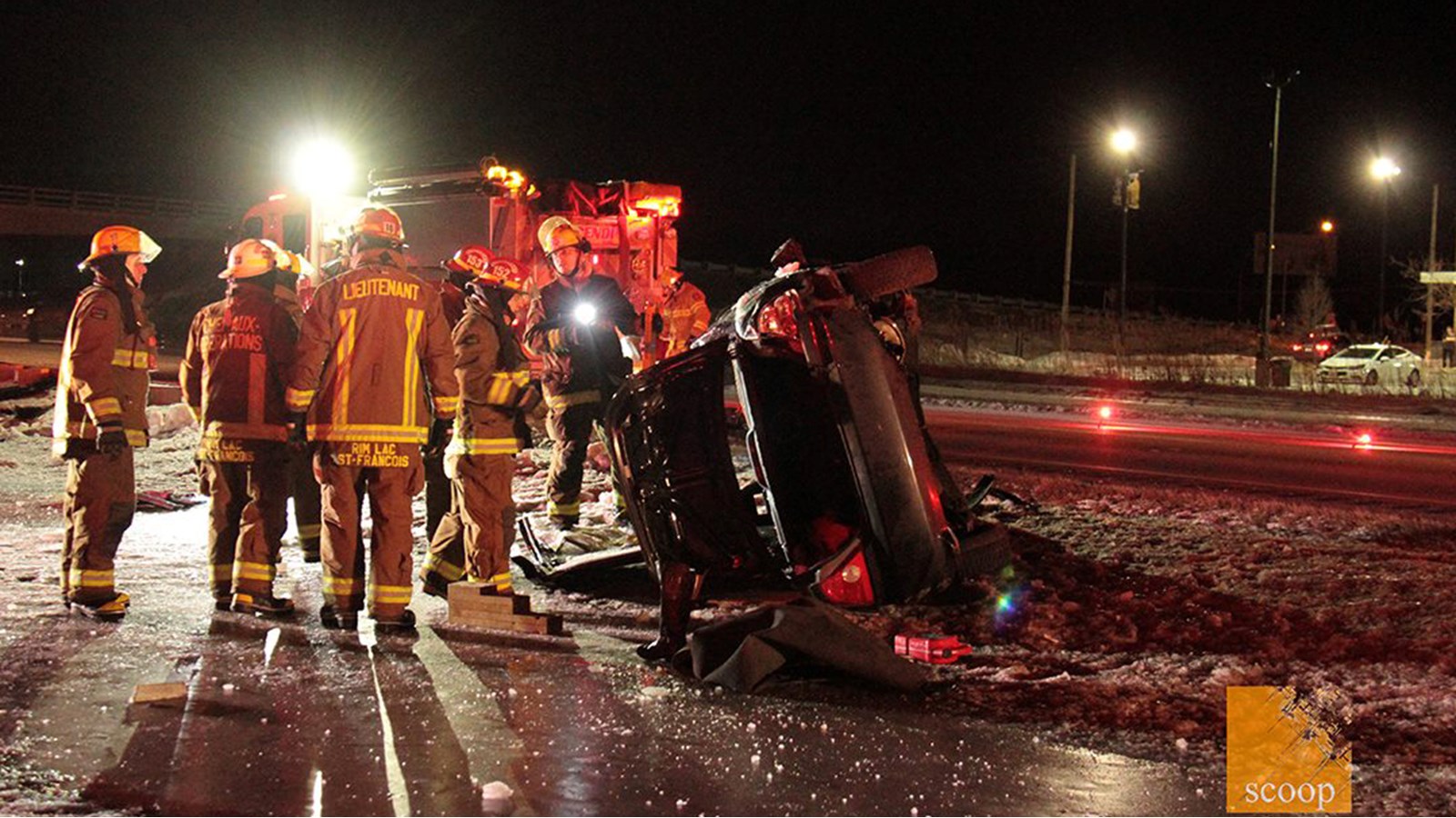 Un capotage fait un blessé léger sur l’autoroute 20 est 