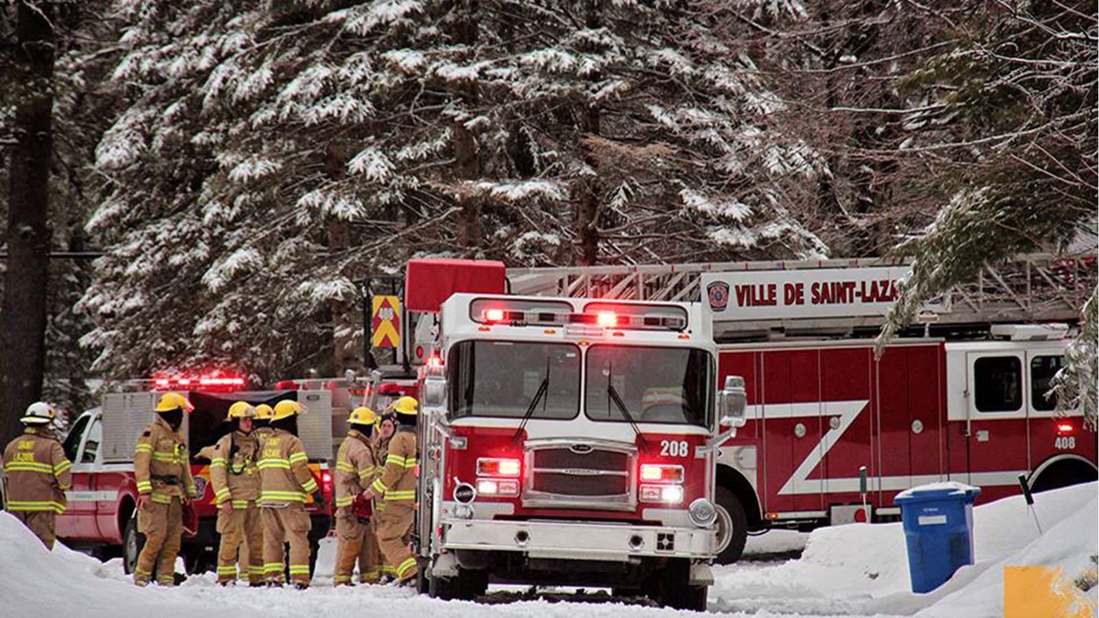 La rapidité et l'efficacité des pompiers de la Ville de Saint-Lazare ont permis d'éviter le pire.
