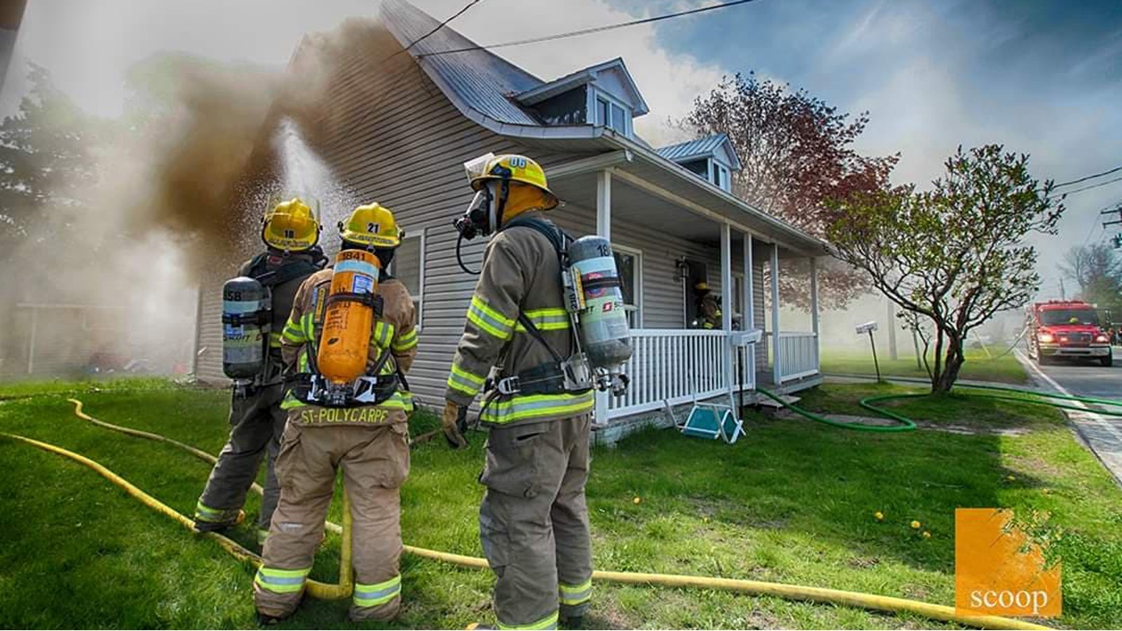 Le feu cause de lourds dommages à une maison centenaire de Rivière-Beaudette