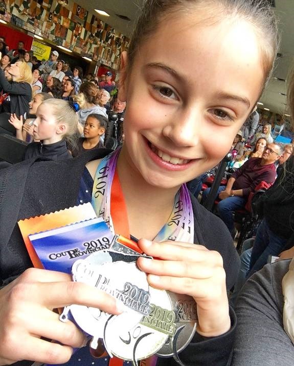 Les gymnastes de Gymini rapportent 20 récompenses de la Coupe provinciale 2019